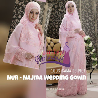 Baju Nikah Syar'i Najma Wedding Gown by Nines Widosari, baju lamaran islami, baju lamaran muslimah, baju lamaran sederhana, baju lamaran syar'i, baju menikah syar'i, baju pengantin islami, baju pengantin murah, baju pengantin muslimah, baju pernikahan islami, baju pesta muslimah, busana lamaran islami, busana lamaran muslimah, busana lamaran sederhana, busana lamaran syar'i, busana menikah syar'i, busana pengantin islami, busana pengantin murah, busana pernikahan islami, busana pesta muslimah, gaun akad islami, gaun akad murah, gaun akad muslimah, gaun akad sederhana, gaun akad syar'i, gaun lamaran islami, gaun lamaran muslimah, gaun lamaran sederhana, gaun lamaran syar'i, gaun pengantin islami, gaun pengantin murah, gaun pengantin muslimah, gaun pengantin syar'i, gaun pernikahan islami, gaun pesta muslimah, gaun spesial, gaun tunangan, Gaun Pernikahan Islami Syar'i Modern Najma Wedding Gown