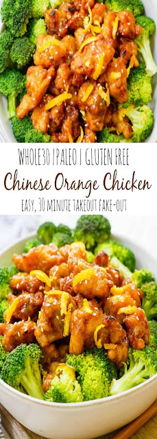 Chinese Orange Chicken, Paleo-Gluten-Free