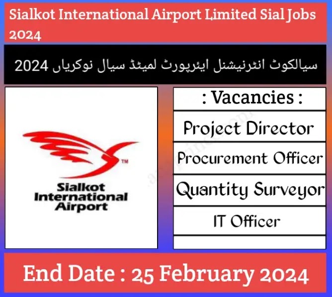 Sialkot International Airport Limited Sial Jobs 2024 Apply Online
