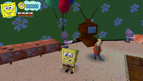 Bob Esponja Atrapados en el Congelador Psp-Iso-Pal-Español