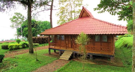 CelotehKu Villa Rumah Kayu  Kelapa Ciater Subang