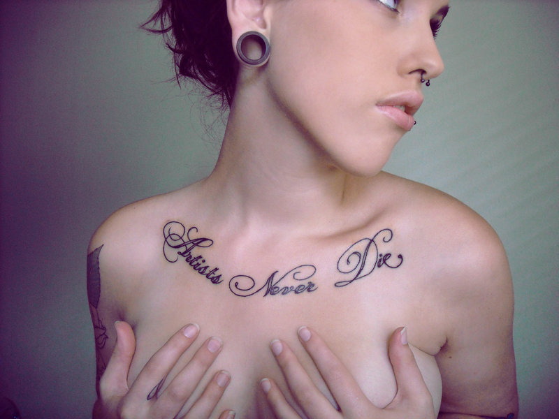 chest tattoos quotes