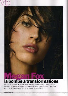 Megan Fox France Cosmopolitan July 2009