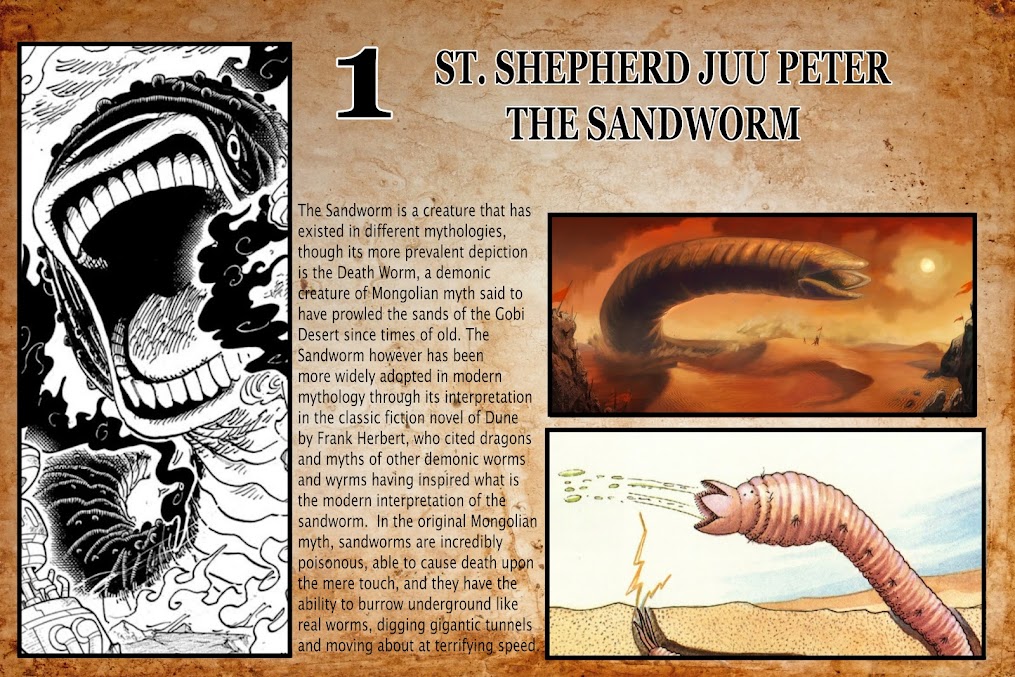 One Piece 1111 - Juu Peter The Sandworm