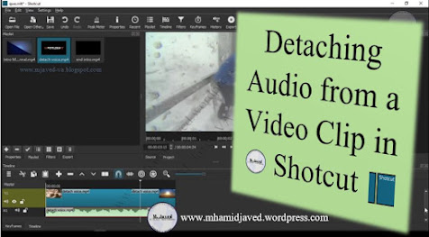 Detaching Audio from a Video Clip in Shotcut