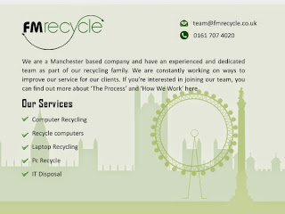 FMRecycle is Computer Recycling,IT Disposal,Laptop Recycling,PC Recycle,Recycle Computer in Manchester,United Kingdom