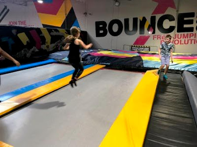 Girl jumping at Bounce Inc