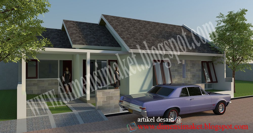  Desain Rumah Lahan Memanjang Ke Samping Rumah En