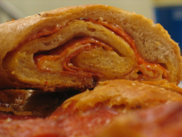 homemade stromboli