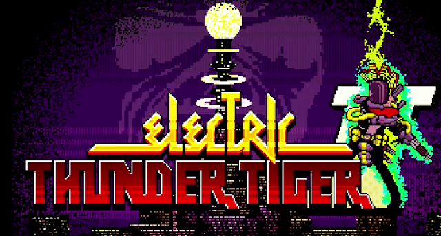 Electric Thunder Tiger Travis Strikes Again No More Heroes title screen logo