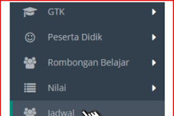 Cara Pengisian Jadwal Pelajaran di dapodik 2019 
