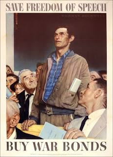 Norman Rockwell's Four Freedom: Freedom of Speech