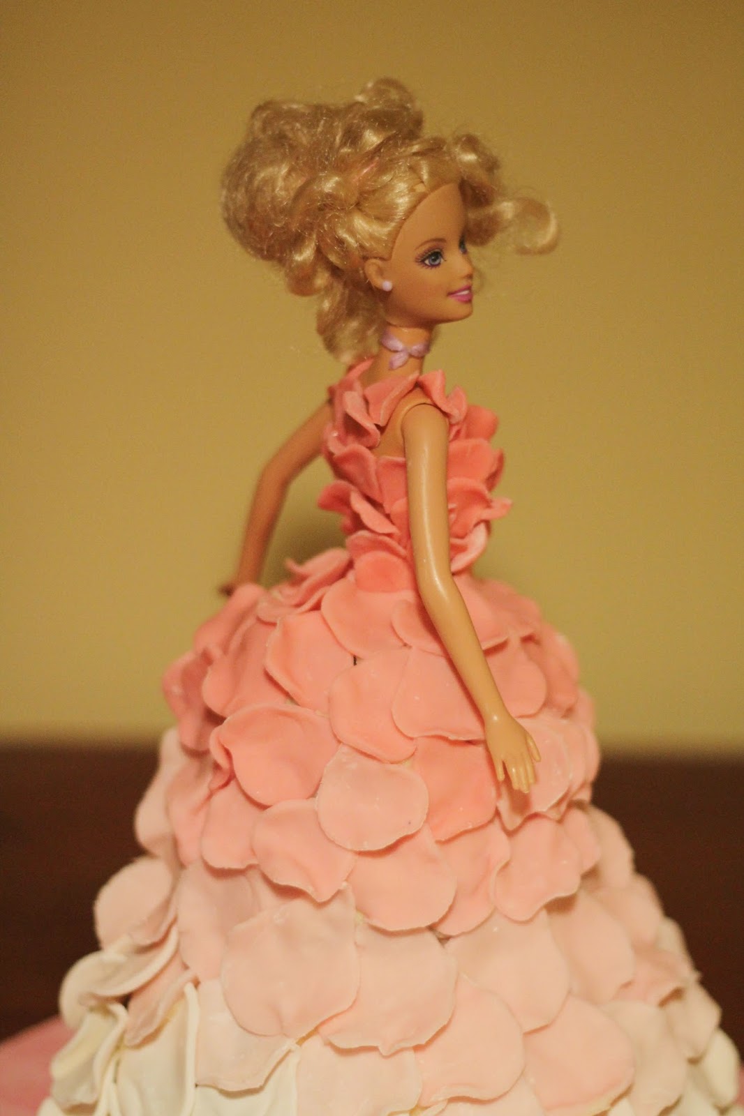 Lick The Spoon Rose Petal Princess Doll Cake