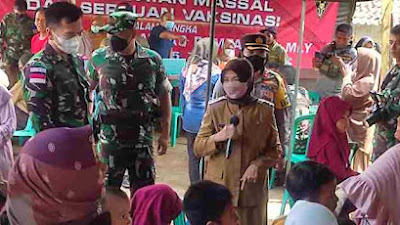 Peresmian Kampung Pancasila Tutup Rangkaian Latihan Pra Tugas Prajurit Yon Armed 5/105/Tarik Yang di Gelar Rindam III/Slw