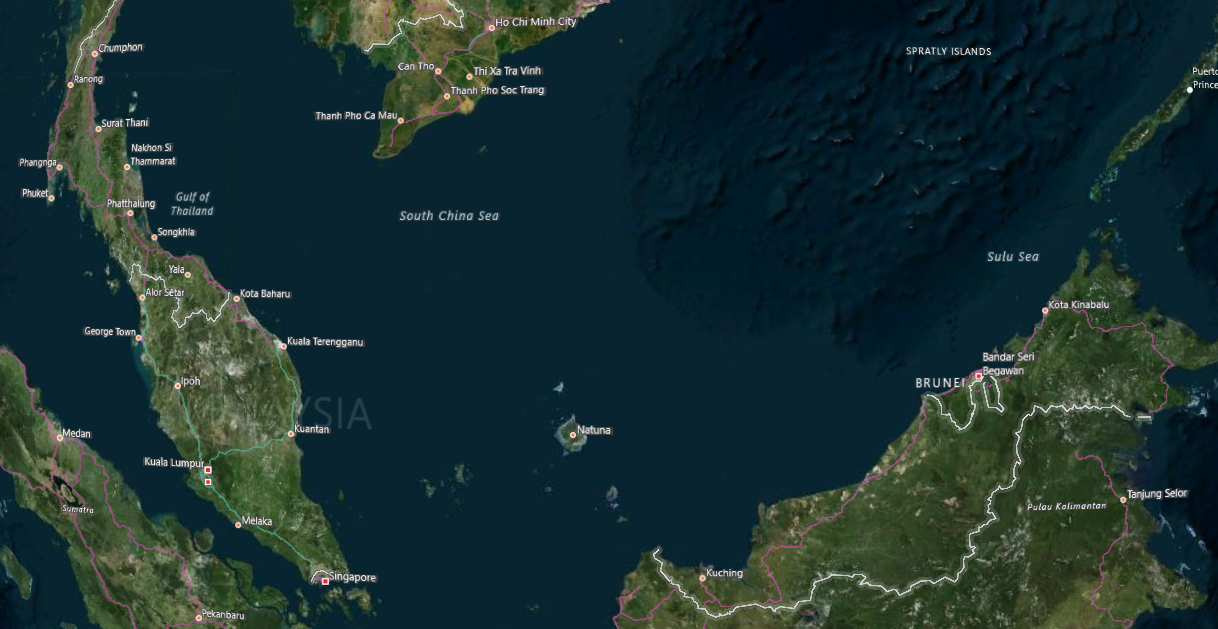 خريطة ماليزيا Malaysia Map مجلة رحالة