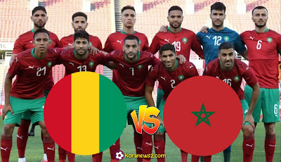 موعد مباراة المغرب و غينيا