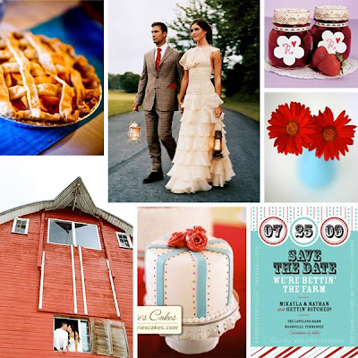 Cowboy Take Me Away Shades of Orange Teal and Latte cheap wedding 