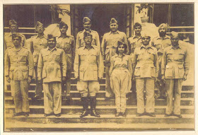 Netaji Subhas Chandra Bose and Members of the Azad Hind Fauj - 1940's