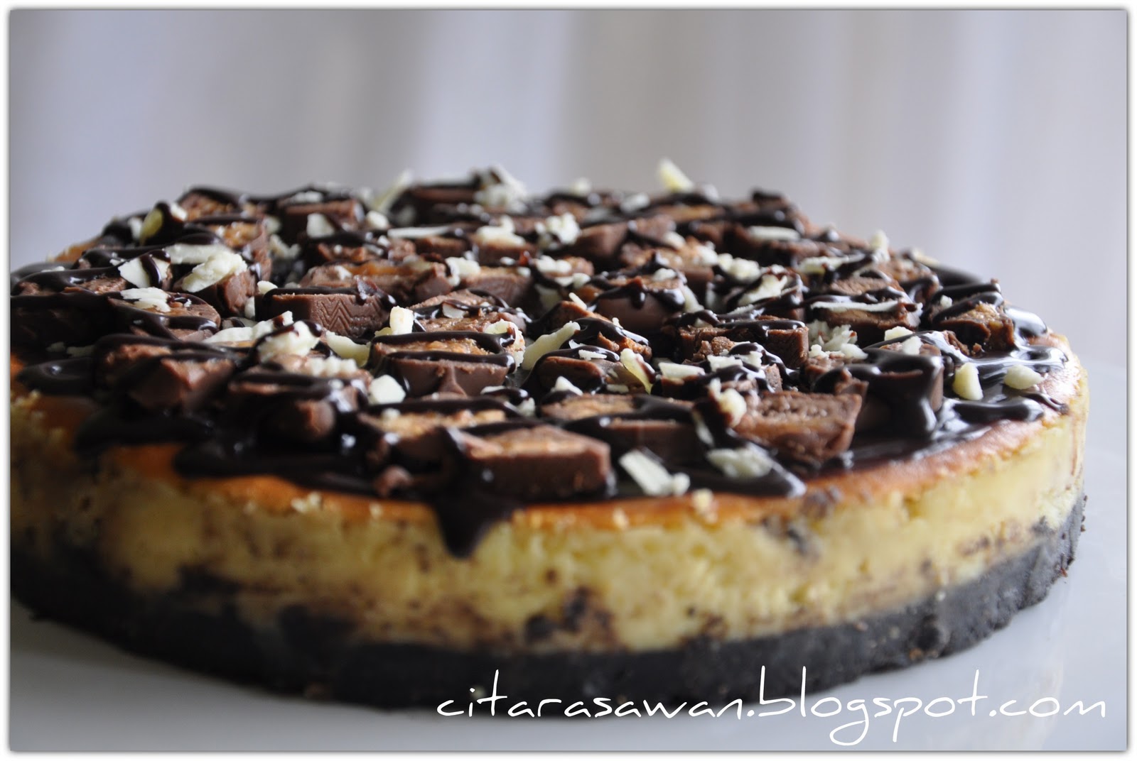 Snickers Cheesecake ~ Resepi Terbaik