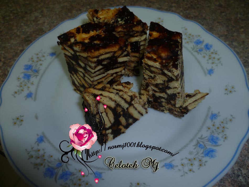 Kek Batik aka Kek Biskut Marie  CeLoteh MJ