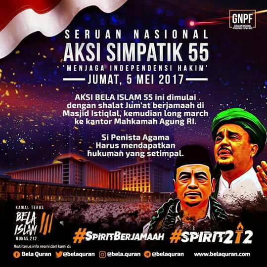 Jelang Aksi 55, Ini Yang si Serukan GNPF-MUI