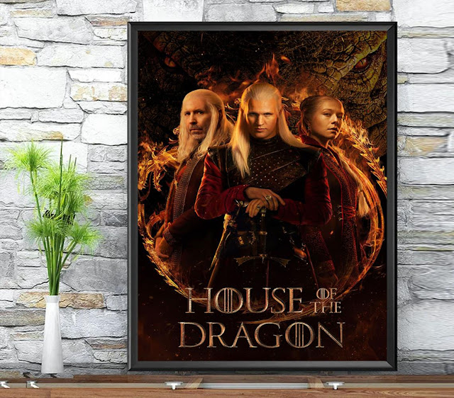 New Movie House Of The Dragon Season 2 Poster Canvas Wallpaper