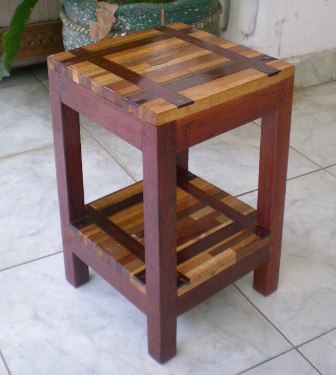 Perabot Kayu  Sederhana Simply Wood Furniture Meja Lampu 
