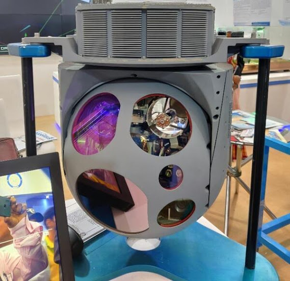 DRDO displayed new EO/IR payload for airborne intelligence, surveillance, and reconnaissance (ISR) roles at Aero India 2023