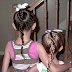 Little Girl's Hairstyles: Easy Twist Around Braided Ponytail 10-15 min
