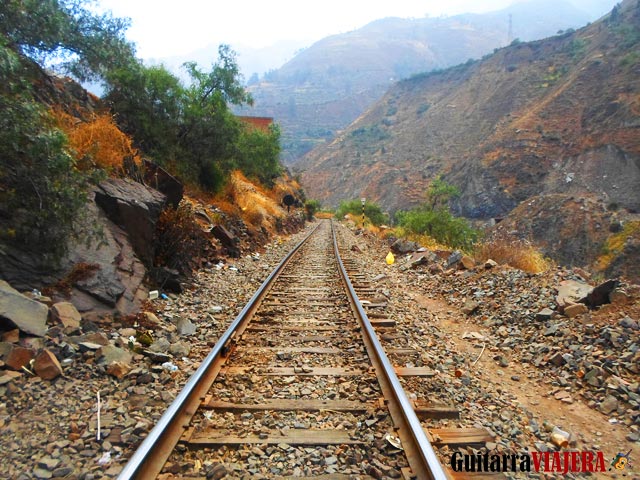 Cerca al puente de Challape