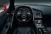 LED lights dominate the rear of the Audi R8. Large carbon fiber diffuser . (audi facelift )