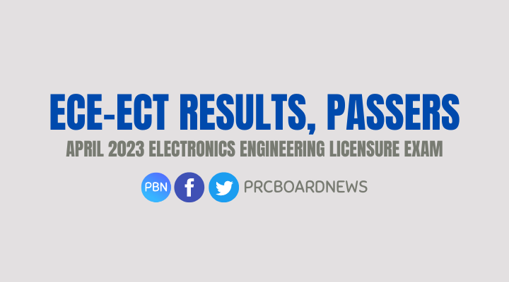 ECE, ECT RESULT: April 2023 Electronics Engineering board exam list of passers