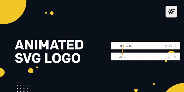 How to make Animated SVG Logo on Blogger