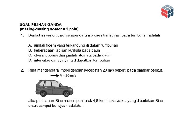 Lengkap Soal dan Kunci Jawaban KSN K SD Mapel IPA 2020