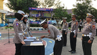 Jajaran Satlantas Polres Pinrang Tanda Tangani Fakta Integritas 