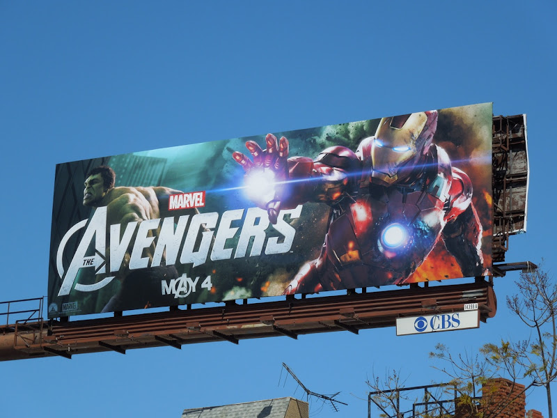 Avengers movie Iron Man billboard