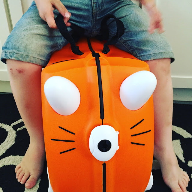 Urlaub mit Kindern, Koffer von trunki