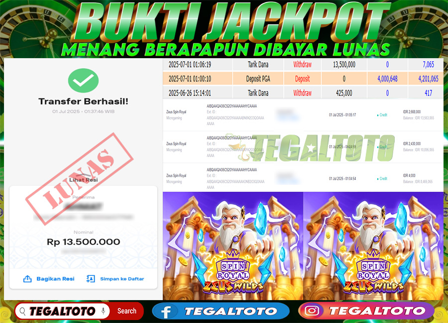 Bukti Jackpot