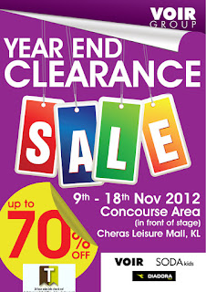 VOIR Group Year End Clearance Sale 2012