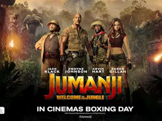 JUMANJI : WELCOME TO THE JUNGLE (2017) REVIEW : Old Game, New Look,
Generic Taste