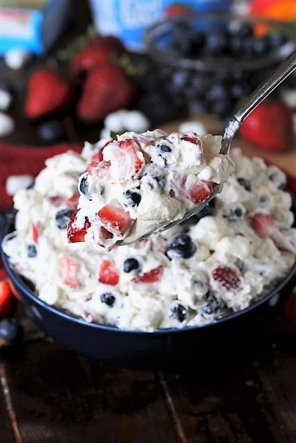 Spoonful of Red White & Blue Fluff Image