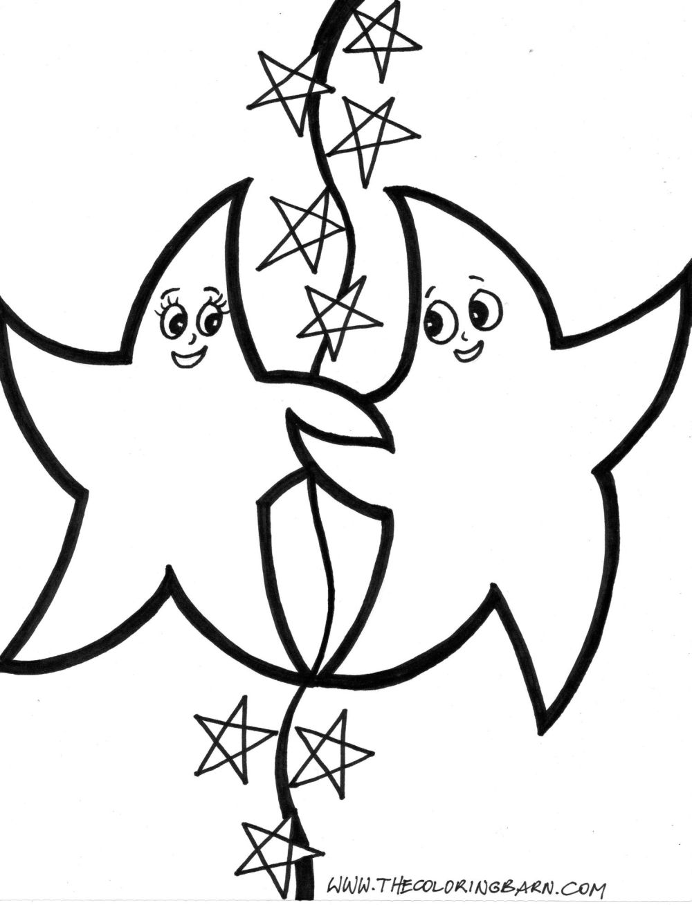 Download Coloring Pages for Kids: Starfish Coloring Pages For Kids