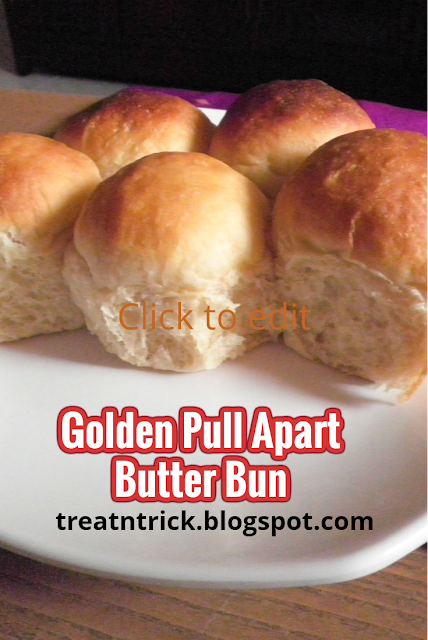 Golden Pull Apart Butter Bun Recipe @ http://treatntrick.blogspot.com