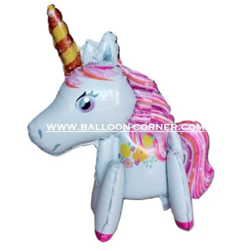 Balon Foil Unicorn 3D (Assembled Foil Balloons)