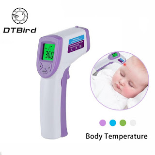 Máy đo nhiệt độ cơ thể VỚI LCD ĐÈN NỀN