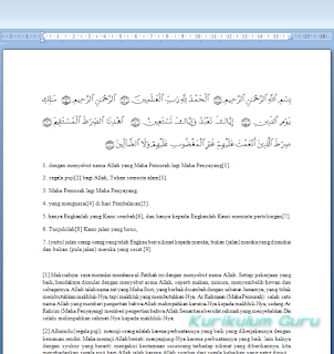 Download Plugin Al-Qur'an Untuk MS. Office Word