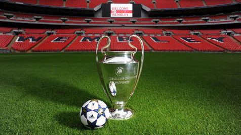 Special design of the ball, for the Champions League Final 2013
