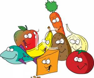 Healthy Food Cartoons