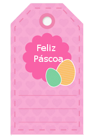 Tag para Ovos de Páscoa 