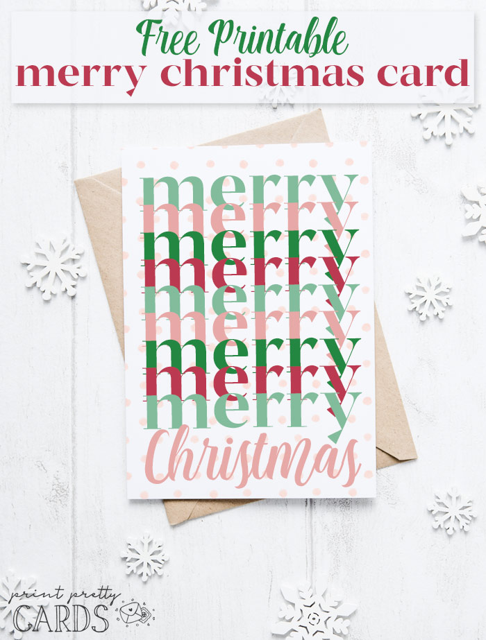 Free Printable Christmas Tags - Pink Polka Dot Creations